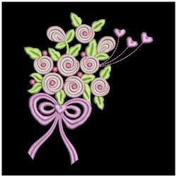 Valentine Roses 05(Md) machine embroidery designs