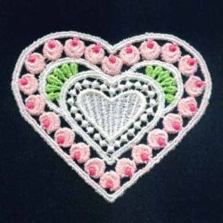FSL Valentine Rose Hearts machine embroidery designs