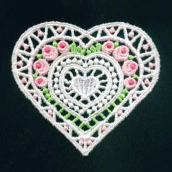 FSL Valentine Rose Hearts 07 machine embroidery designs