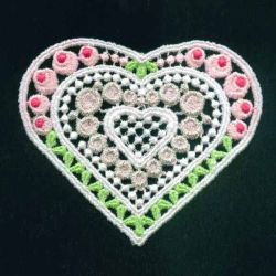 FSL Valentine Rose Hearts 09 machine embroidery designs