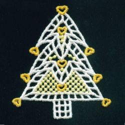 FSL Christmas Trees 09 machine embroidery designs