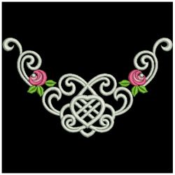 Elegant Rose Corners(Md) machine embroidery designs