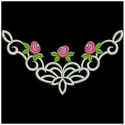 Elegant Rose Corners 03(Lg) machine embroidery designs