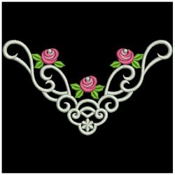 Elegant Rose Corners 05(Sm) machine embroidery designs