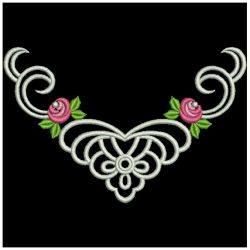 Elegant Rose Corners 06(Lg) machine embroidery designs