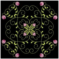 Daisy Rose Quilt 08(Md) machine embroidery designs