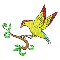 Fancy Birds 09 machine embroidery designs