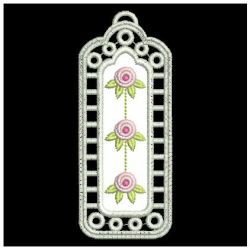 Lace Applique Rose Bookmarks 02