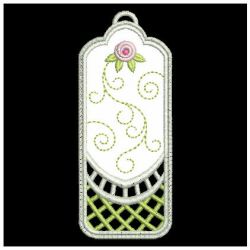 Lace Applique Rose Bookmarks 09