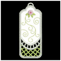 Lace Applique Rose Bookmarks 09