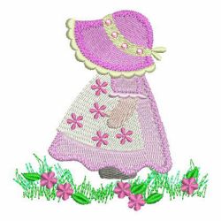 Crystal Sunbonnets 01 machine embroidery designs