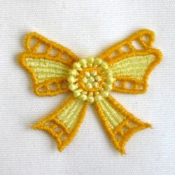 3D FSL Bows machine embroidery designs