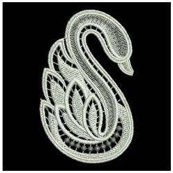 FSL Swans 07 machine embroidery designs