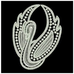 FSL Swans 10 machine embroidery designs