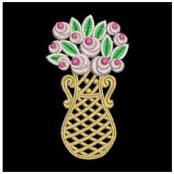 FSL Rose Baskets 04 machine embroidery designs