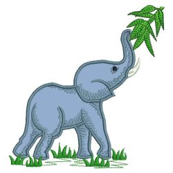 Applique Elephants(Md) machine embroidery designs