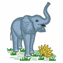 Applique Elephants 06(Md) machine embroidery designs