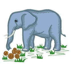 Applique Elephants 08(Lg)