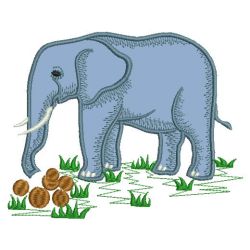 Applique Elephants 08(Md) machine embroidery designs