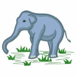 Applique Elephants 10(Lg) machine embroidery designs