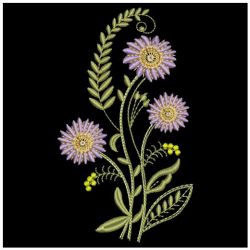 Colorful Flowers 5 10(Md) machine embroidery designs