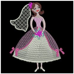Crystal Brides 05(Lg) machine embroidery designs