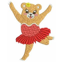 Dancing Bears 04 machine embroidery designs