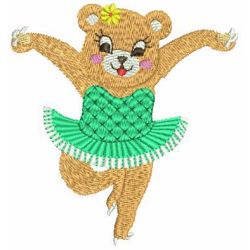 Dancing Bears 06 machine embroidery designs