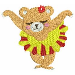 Dancing Bears 09 machine embroidery designs
