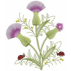 Thistle Delight 05(Lg) machine embroidery designs