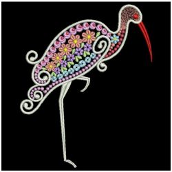Fantasy Cranes 10 machine embroidery designs