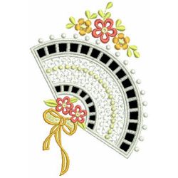 Cutwork Fans 02(Lg) machine embroidery designs