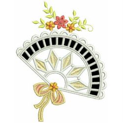 Cutwork Fans 05(Lg) machine embroidery designs