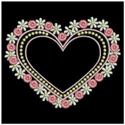 Floral Hearts 2 03(Sm) machine embroidery designs