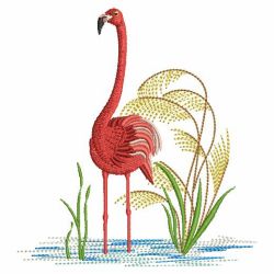 Flamingos 04(Md) machine embroidery designs
