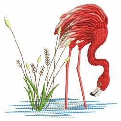 Flamingos 05(Md) machine embroidery designs