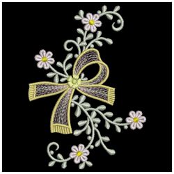 Florals with Bows 05(Lg) machine embroidery designs