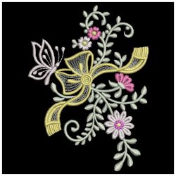 Florals with Bows 08(Lg) machine embroidery designs
