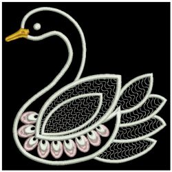 Elegant Swans 2 03(Md) machine embroidery designs
