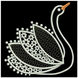 Elegant Swans 2 05(Sm) machine embroidery designs