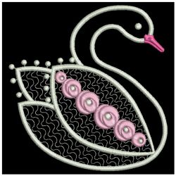 Elegant Swans 2 06(Lg) machine embroidery designs