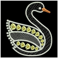 Elegant Swans 2 10(Lg) machine embroidery designs