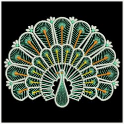 Fantasy Peacocks 01(Lg) machine embroidery designs