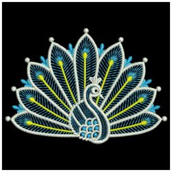 Fantasy Peacocks 02(Lg) machine embroidery designs