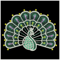 Fantasy Peacocks 05(Md) machine embroidery designs