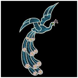 Fantasy Peacocks 06(Sm) machine embroidery designs