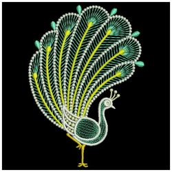 Fantasy Peacocks 09(Sm) machine embroidery designs