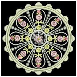 Heirloom Floral Circles 02(Md) machine embroidery designs