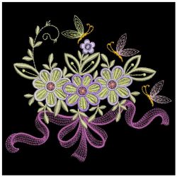 Floral with Bows 2 08(Sm) machine embroidery designs