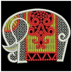 FSL Indian Elephants 01 machine embroidery designs